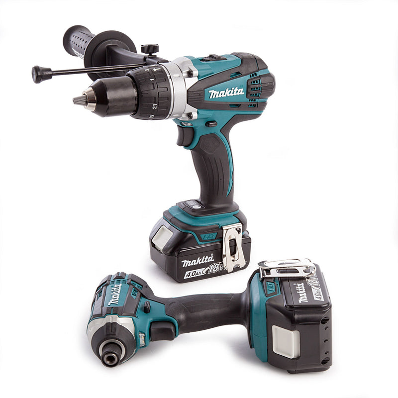 Makita Makita DLX2145MJ 18V Combi Drill & Impact Driver Twin Pack (2 x 4.0Ah Batteries) DLX2145MJ