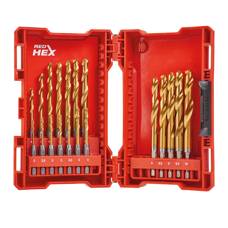 Milwaukee Milwaukee 48894760 HSS-G Titanium Drill Set for Metal (19 Piece) 48894760