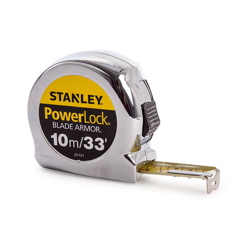 Stanley Stanley 0-33-531 Powerlock Metric/Imperial Tape Measure with Blade Armor 10m 0-33-531