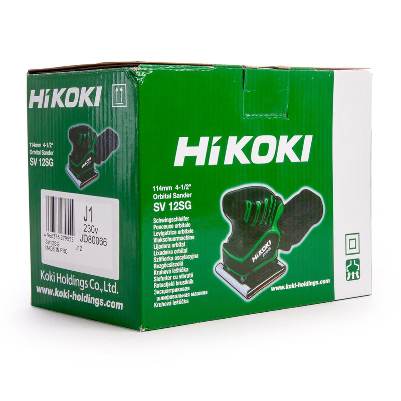 HiKOKI HiKOKI SV12SGJ1Z 114mm x 140mm Orbital Palm Sander 240V SV12SGJ1Z