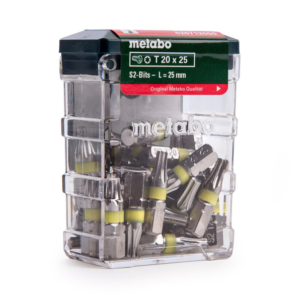 Metabo Metabo 626712000 T20 Bit Box Pack of 25 626712000