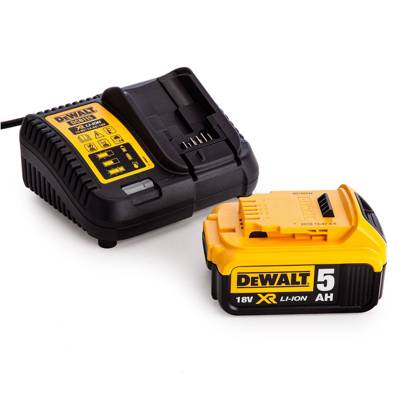 Dewalt Dewalt 18V DCB184 5.0Ah Battery & DCB115 Charger Set DCB115-GB