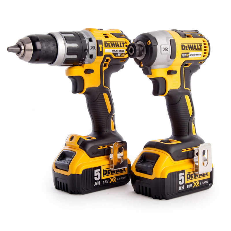 Dewalt Dewalt DCK266P2T 18V XR Combi Drill & Impact Driver Twin Pack (2 x 5.0Ah Batteries) in TSTAK Box DCK266P2T-GB