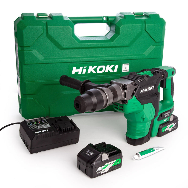 HiKOKI HiKOKI DH36DMAJAZ 36V Brushless SDS Max Rotary Hammer (2 x Multi-Volt Batteries) DH36DMA/JAZ