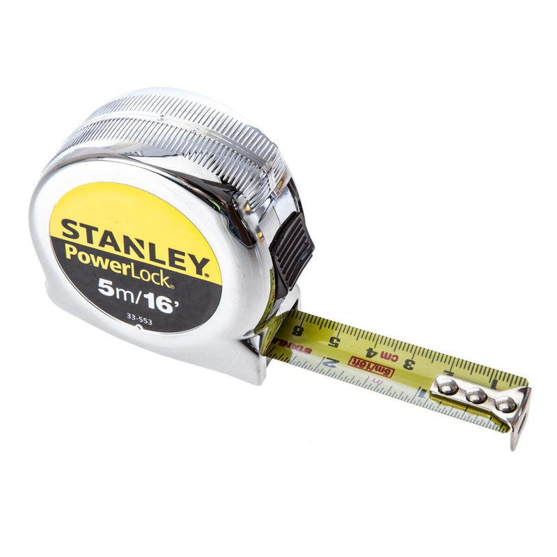 Stanley Stanley 0-33-553 Powerlock Metric/Imperial Tape Measure 5m 0-33-553