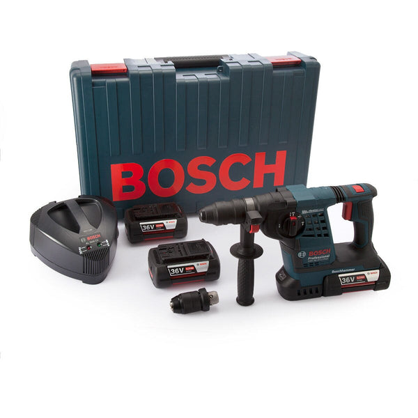 Bosch Bosch GBH36VFLIP3 SDS Plus Hammer Kit (3 x 4.0Ah Batteries) 611907074