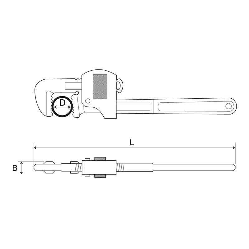 Bahco Bahco 361-12 Stillson Type Pipe Wrench 12 Inch / 300mm 361-12