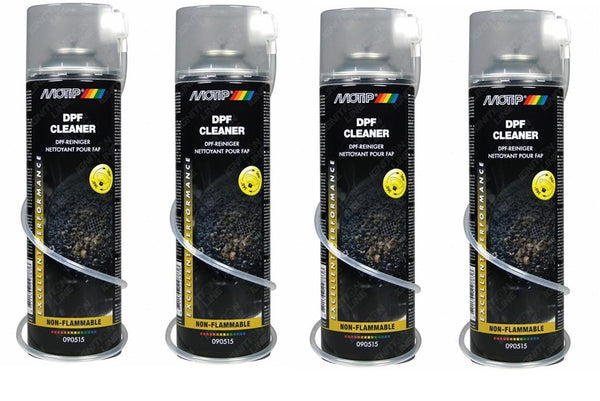 4x DPF EGR Cleaner Aerosol Cleans Soot Carbon and Deposits Fast 500ml