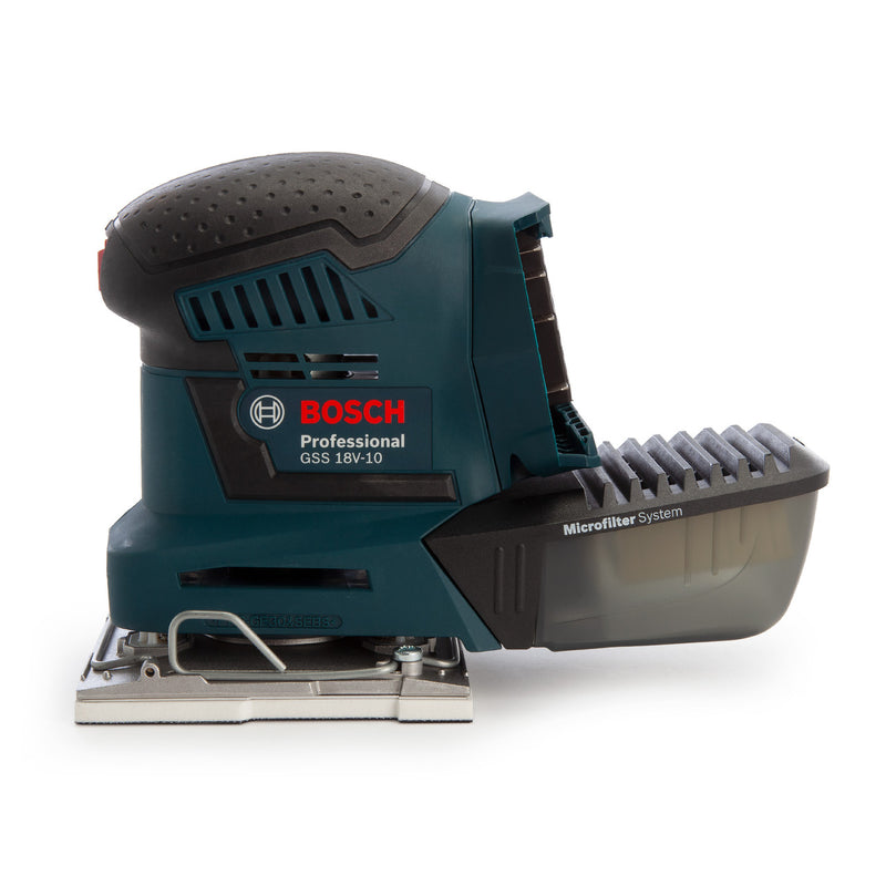 Bosch Bosch GSS 18 V-10 Cordless Orbital Palm Sander (Body Only) in LBoxx 06019D0202