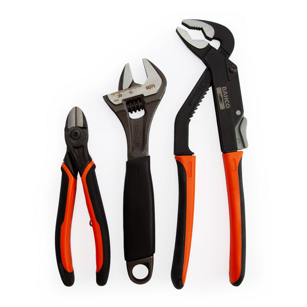 Bahco Bahco 9853 All Round Hand Tool Set - 8224, 9071 & 2101G-160 (3 Piece) 9853