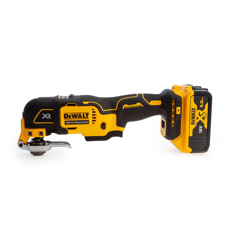 Dewalt Dewalt DCS356P2 18V XR Brushless Oscillating Multi Tool with 35 Accessories (2 x 5.0Ah Batteries) DCS356P2