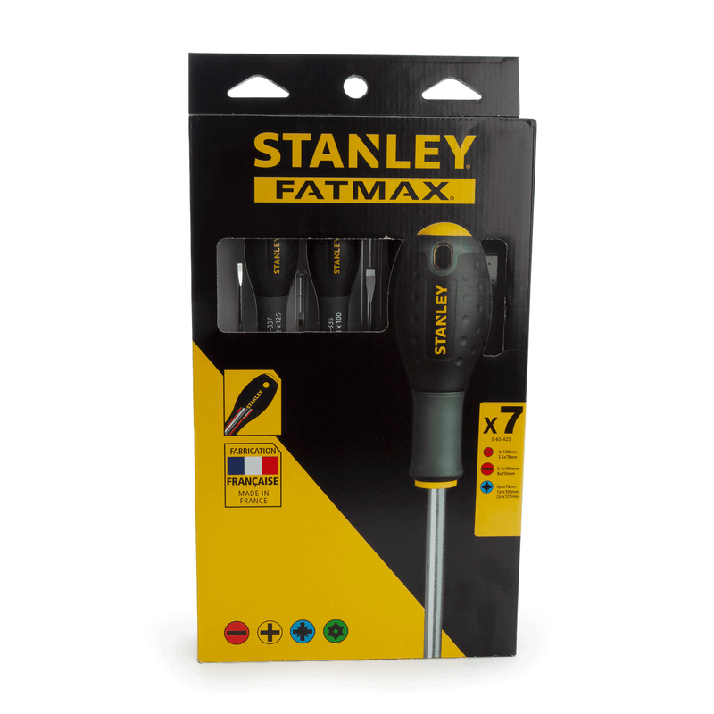 Stanley Stanley 0-65-425 FatMax Parallel/Flared/Pozi Screwdriver Set (7 Piece) 0-65-425