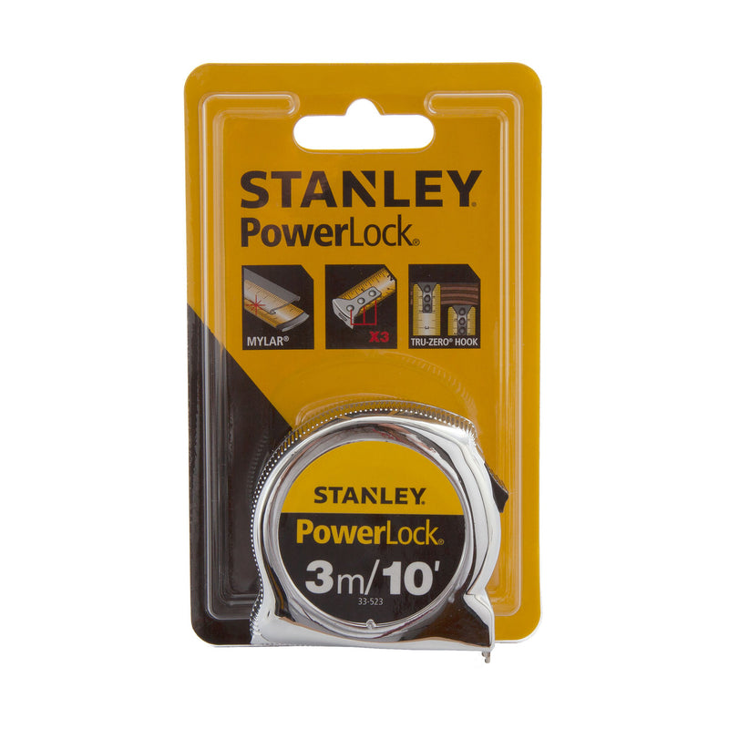 Stanley Stanley 0-33-523 Micro Powerlock Metric/Imperial Tape Measure 3m 0-33-523