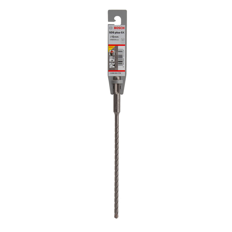 Bosch Bosch 2608833779 SDS+ 5X Masonry Drill Bit 6 x 150 x 210mm 2608833779