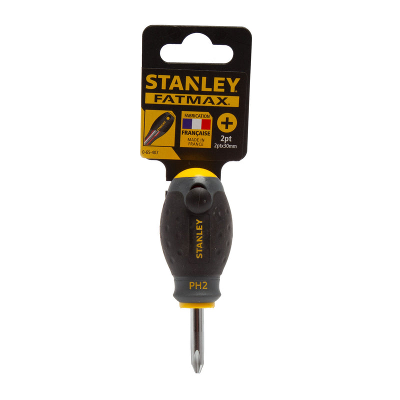 Stanley Stanley 0-65-407 FatMax Stubby Phillips Screwdriver PH2 x 30mm 0-65-407