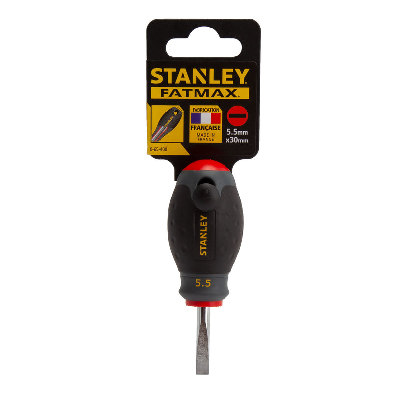 Stanley Stanley 0-65-400 FatMax Stubby Parallel Screwdriver 5.5mm x 30mm 0-65-400