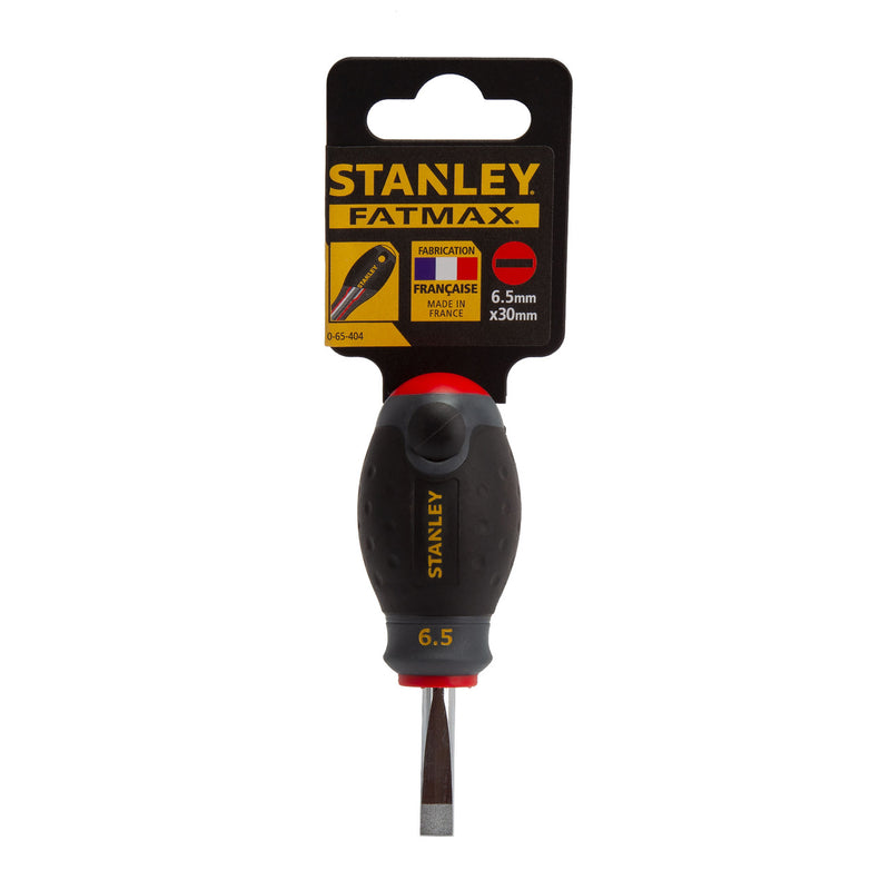 Stanley Stanley 0-65-404 FatMax Stubby Parallel Screwdriver 6.5mm x 30mm 0-65-404