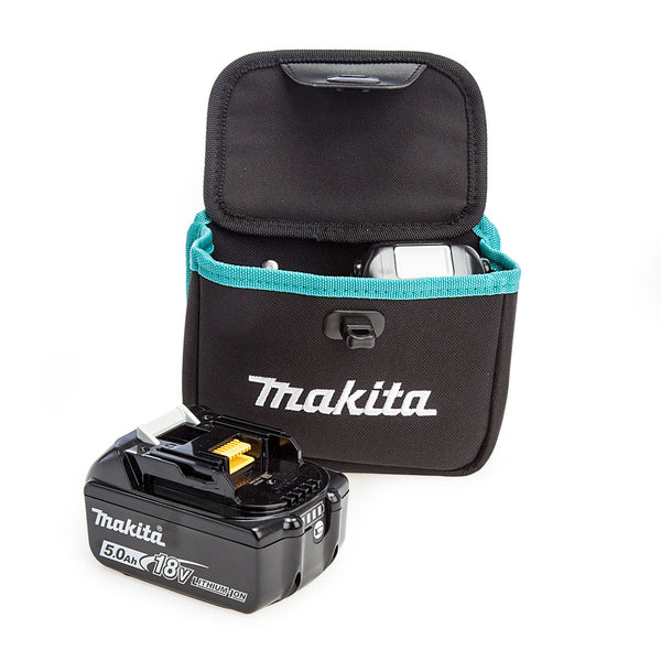 Makita Makita 18V 2 x BL1850B 5.0Ah Batteries & Battery Pouch 00277