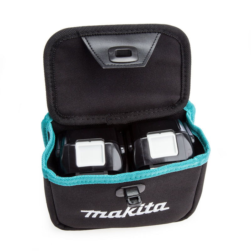 Makita Makita 18V 2 x BL1850B 5.0Ah Batteries & Battery Pouch 00277