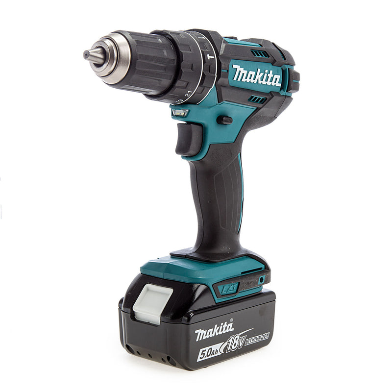 Makita Makita DLX2134TJ 18V Combi Drill & Jigsaw Twin Pack (2 x 5.0Ah Batteries) with MakPac Case DLX2134TJ