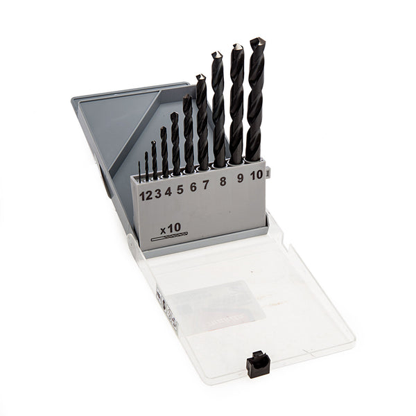 Makita Makita P-23765 Straight Shank Deltagon Drill Bit Set 10 Piece (1-10mm) P-23765