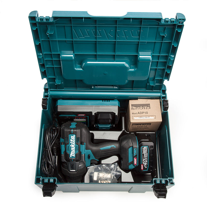 Makita Makita TW001GD102 40Vmax XGT Brushless Impact Wrench (1 x 2.5Ah Battery) TW001GD102