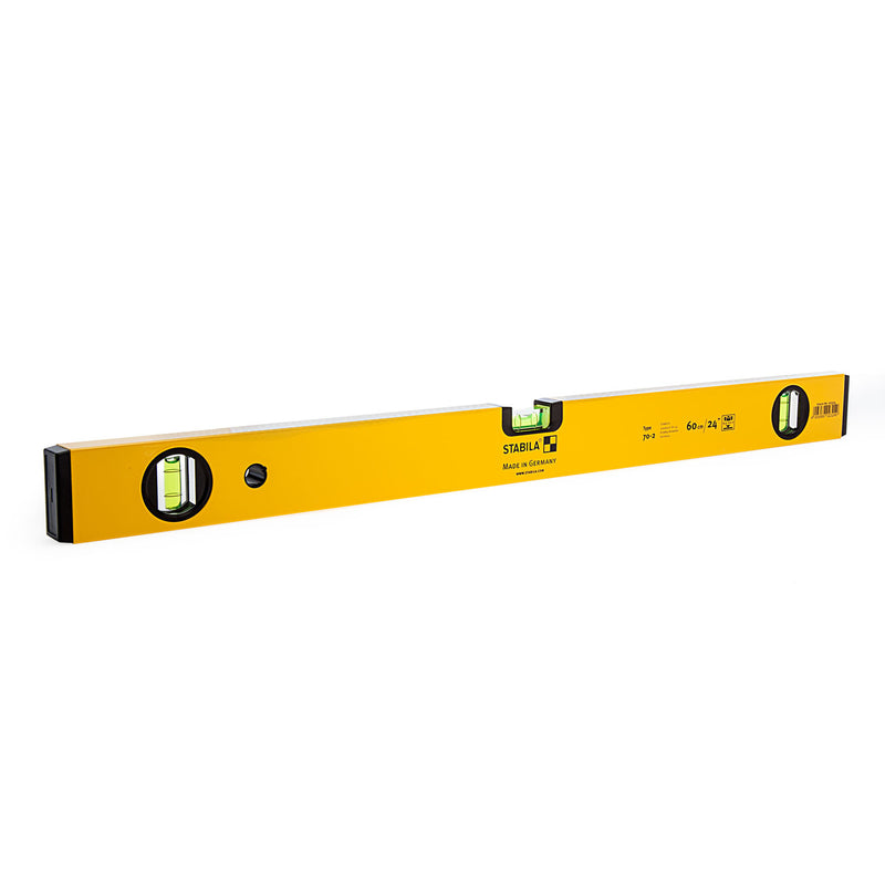 Stabila Stabila 600mm / 24" Spirit Level Type 70-2 3 Vials (02324 / STB70-2-60) 02324