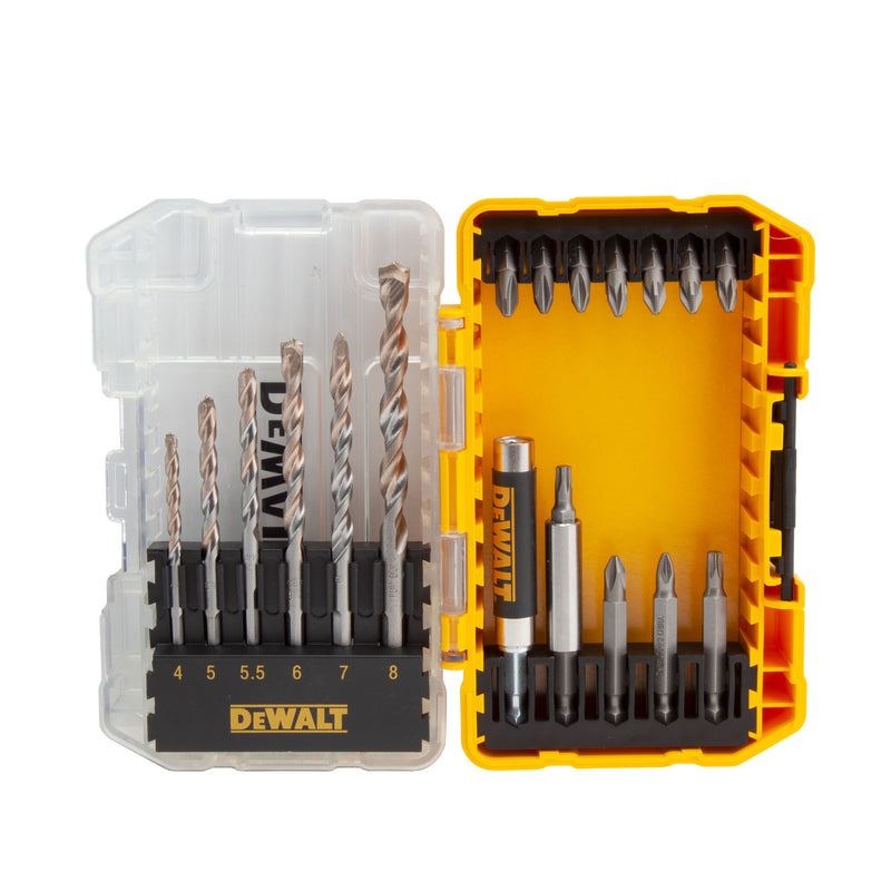 Dewalt Dewalt DT70712 Extreme Screwdriver and Masonry Drill Bit Set (19 Piece) DT70712-QZ