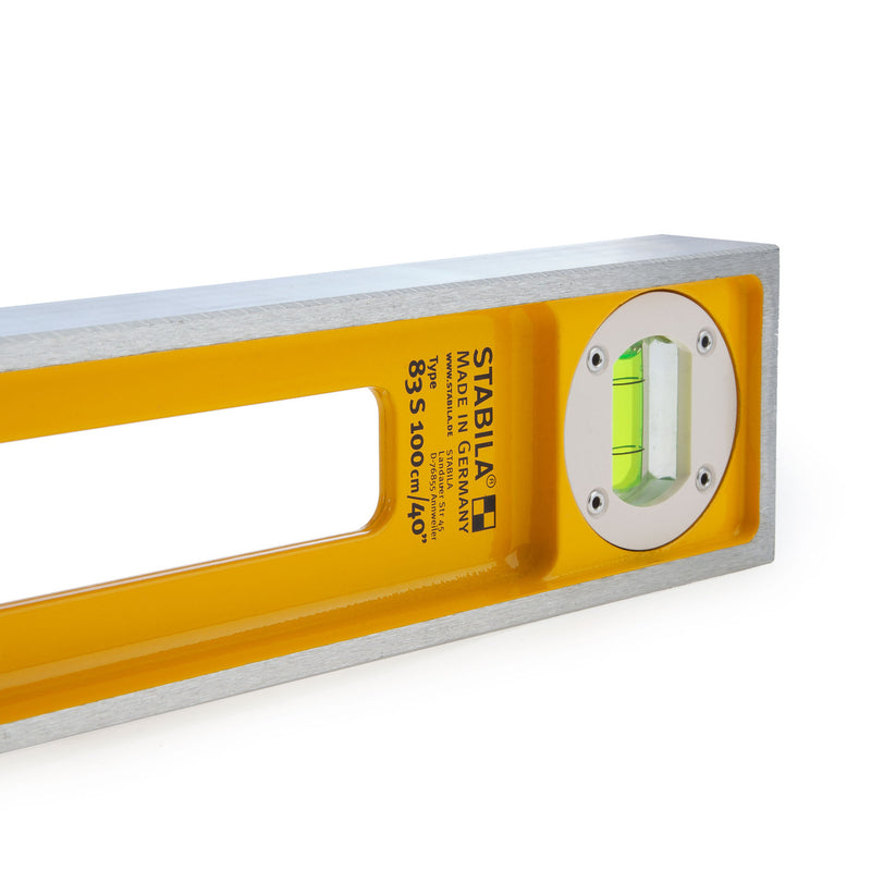 Stabila Stabila 1000mm / 40" Spirit Level Type 83 S 3 Vials (02546 / STB83S-100) STB83S-100