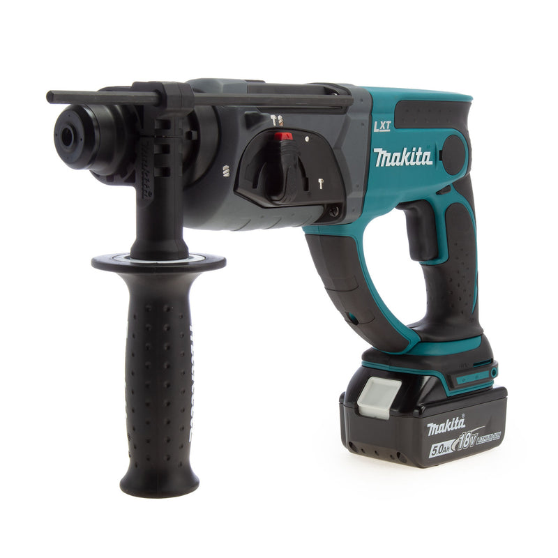 Makita Makita DLX2025T 18V LXT Twin Pack - DHP453 Combi Drill + DHR202 Rotary Hammer (2 x 5.0Ah Batteries) DLX2025T