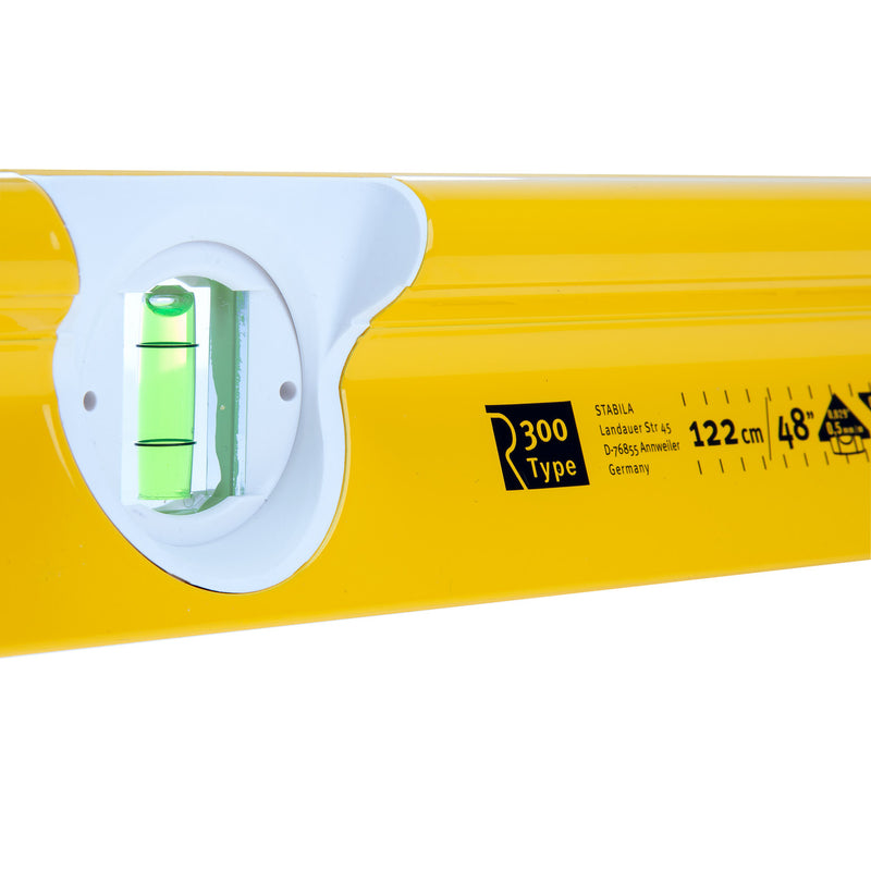 Stabila Stabila 1220mm / 48" Spirit Level Type R 300 3 Vials (18374 / STB-R-120) 18374