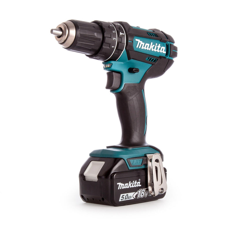 Makita Makita DLX2140PTJ 18/36V Circular Saw & Combi Drill Twin Pack (4 x 5.0Ah Batteries) DLX2140PTJ