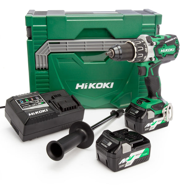 HiKOKI HiKOKI DV18DBXLJRZ 18V Combi Drill (2 x Multi-Volt Batteries) DV18DBXLJRZ