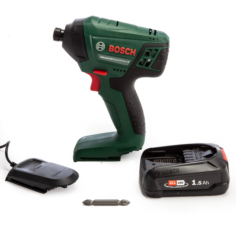 Bosch Bosch AdvancedImpactDrive18 18V Impact Driver (1 x 1.5Ah Battery) 0603980372