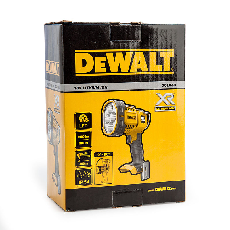 Dewalt Dewalt DCL043 18V XR LED Spotlight (Body Only) DCL043