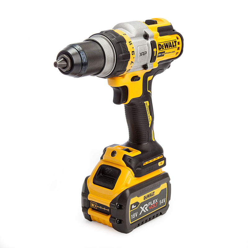 Dewalt Dewalt DCD999T1 18V FlexVolt Advantage Brushless Combi Drill (1 x 6.0Ah Battery) DCD999T1-GB