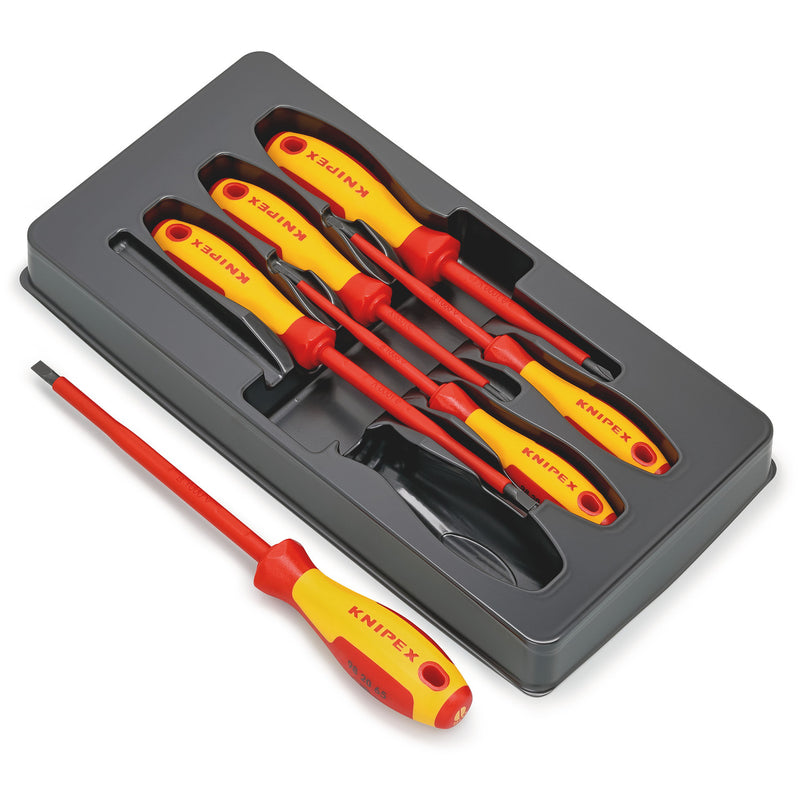 Knipex Knipex 002012V01 VDE Screwdriver Set 1000V (6 Piece) 002012V01