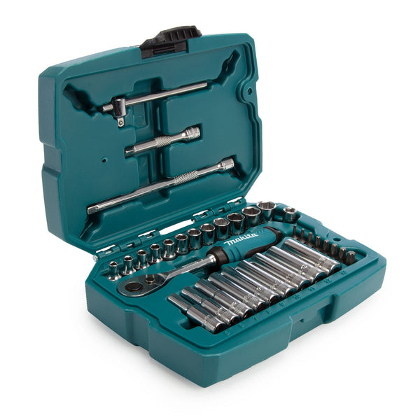 Makita Makita B-65567 Ratchet & Socket Set (34 Piece) B-65567