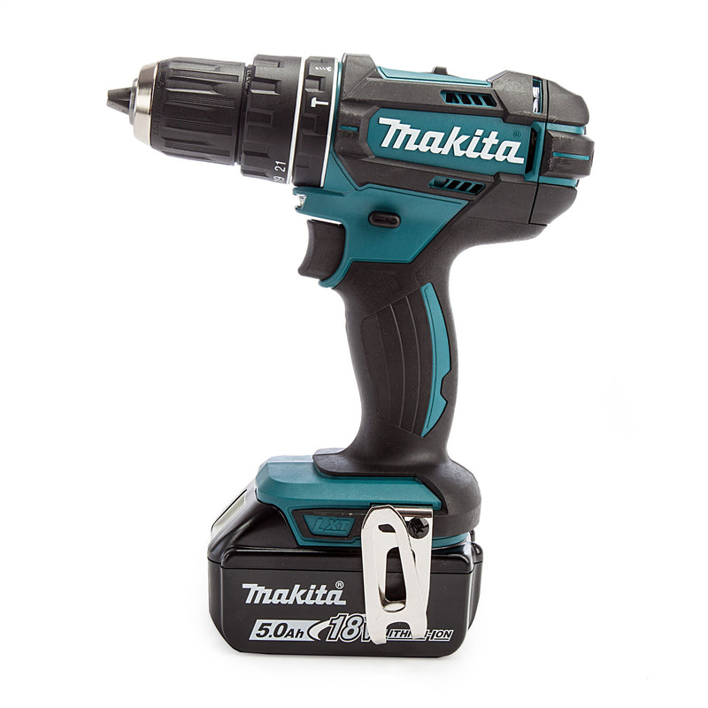 Makita Makita DHP482RT1J 18V LXT Combi Drill (1 x 5.0Ah Battery) DHP482RT1J