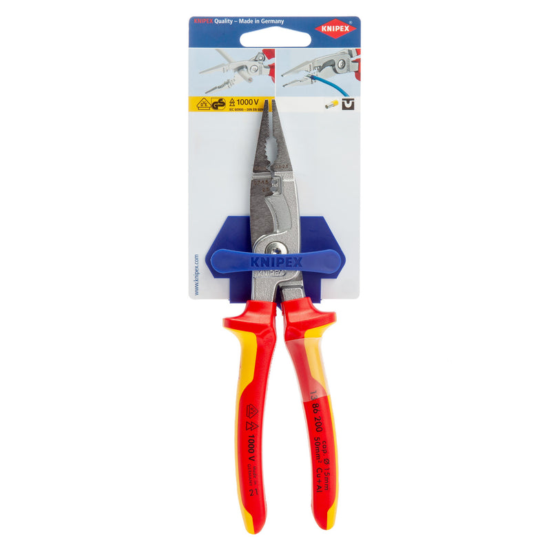 Knipex Knipex 1386200SB Pliers for Electrical Installation VDE 1000V 200mm 1386200SB