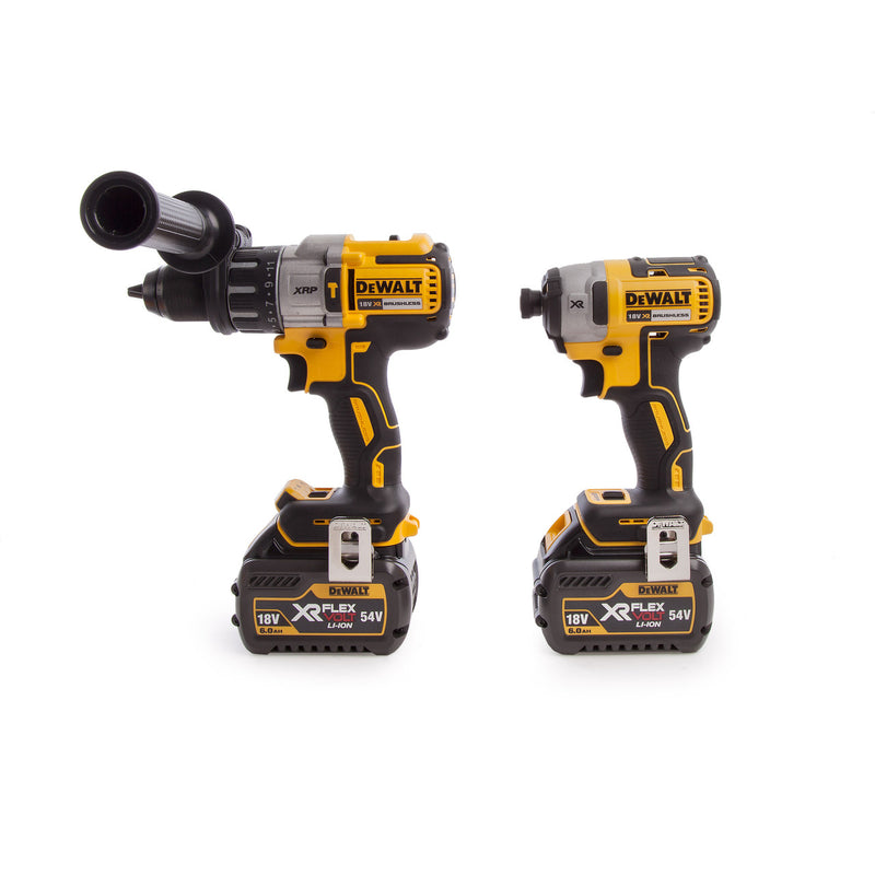 Dewalt Dewalt DCK276T2T 18V XR Combi Drill & Impact Driver Twin Pack (2 x 6.0Ah Batteries) in TSTAK Box DCK276T2T-GB