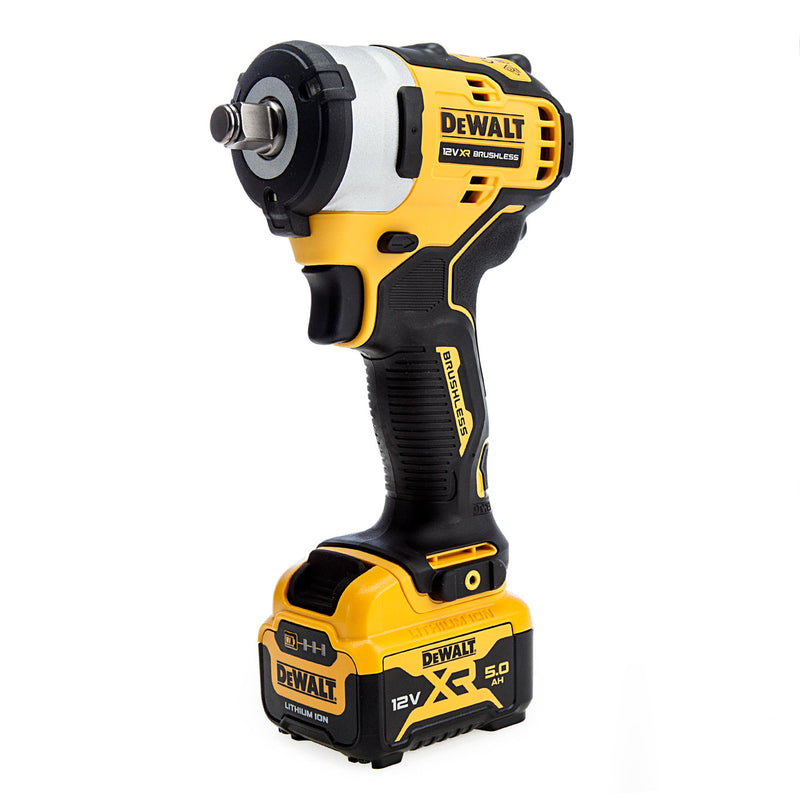 Dewalt Dewalt DCF901P1 12V XR Brushless 1/2" Impact Wrench (1 x 5.0Ah Battery) DCF901P1-GB