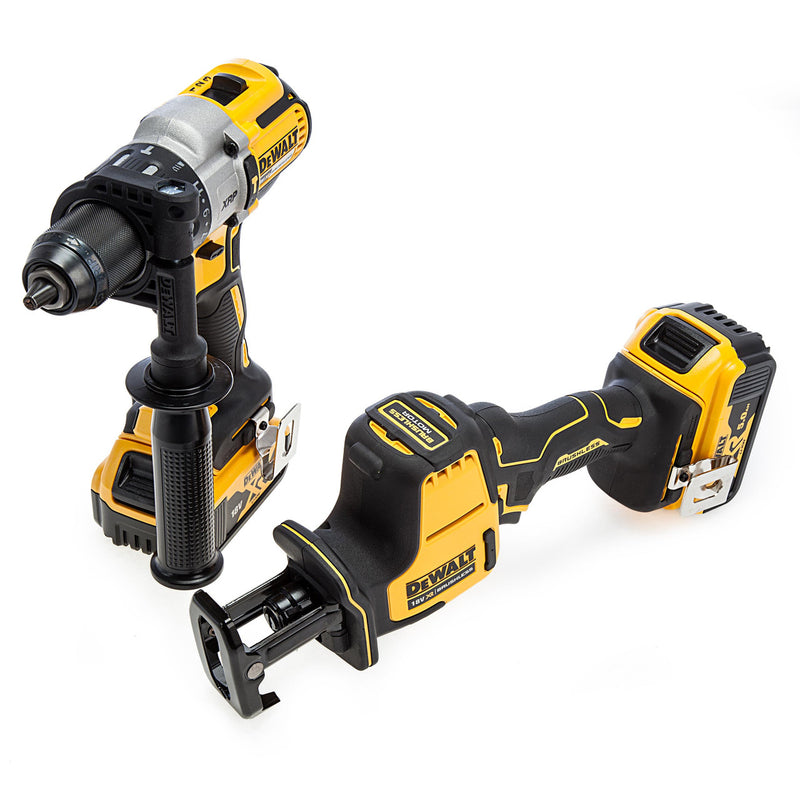 Dewalt Dewalt 18V XR Combi Drill & Reciprocating Saw Twin Pack (2 x 5.0Ah Batteries) 00005