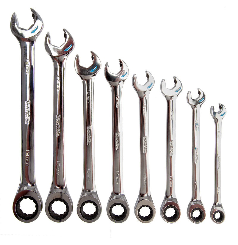 Makita Makita B-65523 Double Ratchet Wrench Set (8 Piece B-65523