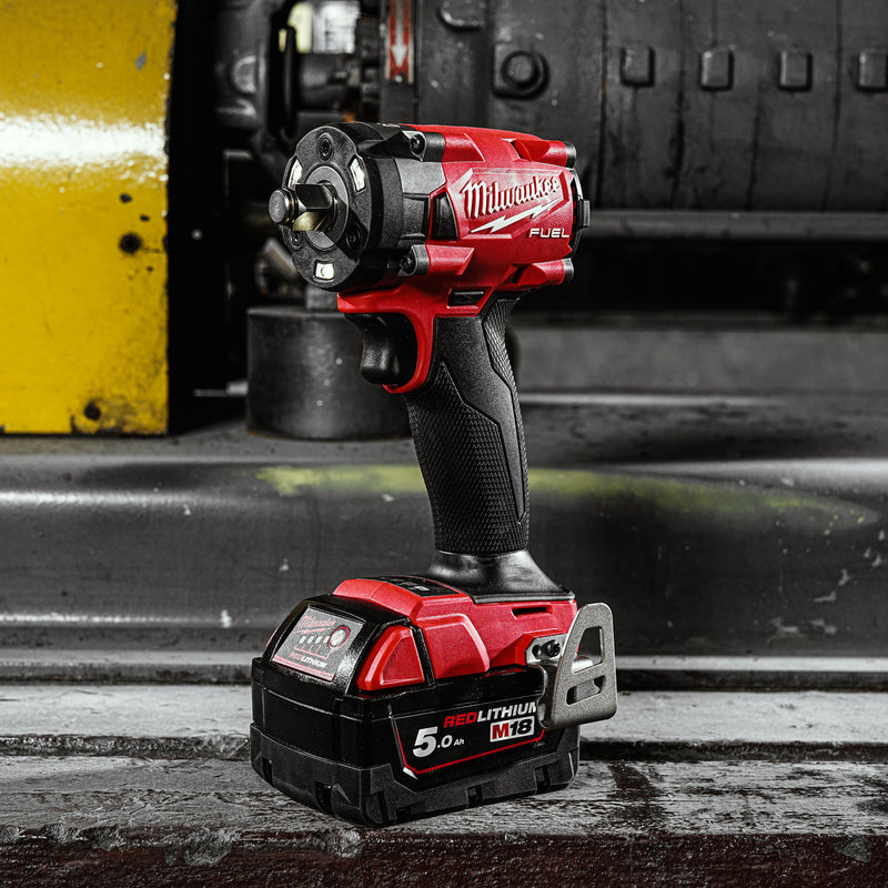 Milwaukee Milwaukee M18 FIW2F12 FUEL 1/2" Brushless Impact Wrench with Friction Ring (2 x 5.0Ah Batteries) 4933478445