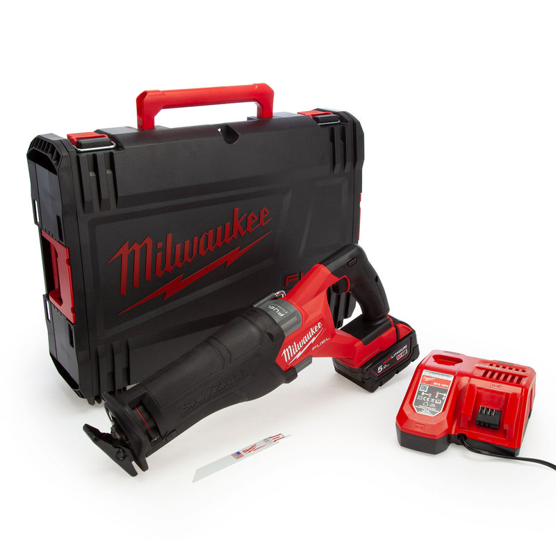 Milwaukee Milwaukee M18 FSZ-501X FUEL Sawzall Brushless Reciprocating Saw (1 x 5.0Ah Battery) 4933478292