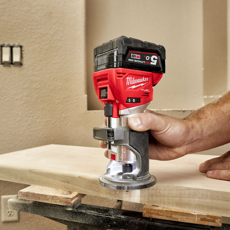 Milwaukee Milwaukee M18 FTR-0X FUEL Brushless Trim Router (Body Only) in Kit Box 4933471604