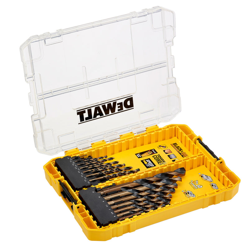 Dewalt Dewalt DT70755 Black & Gold Metal Drilling Set in Connectable Case (21 Piece) DT70755