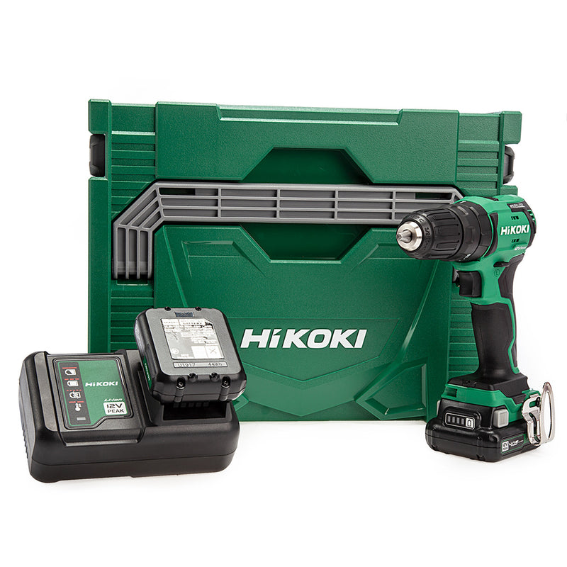 HiKOKI HiKOKI DV12DDJHZ 12V Peak Brushless Combi Drill (2 x 4Ah Batteries) DV12DDJHZ