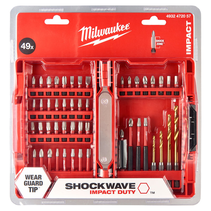 Milwaukee Milwaukee 4932472057 Shockwave Impact Duty Screwdriver & Drill Bit Set (49 Piece) 4932472057